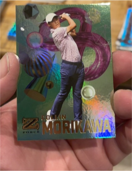 2022 Skybox Metal Universe Champions #Z-5 Collin Morikawa Z-Force — front