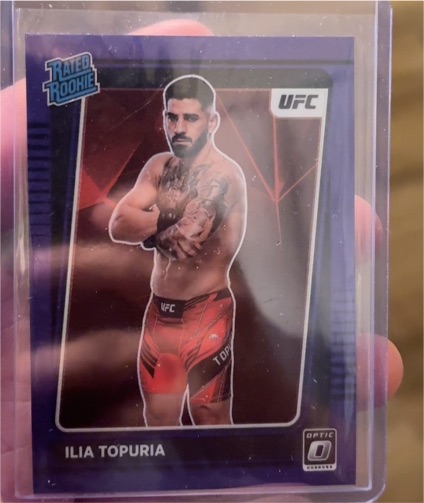 2022 Panini Donruss Optic UFC #110 Ilia Topuria — front