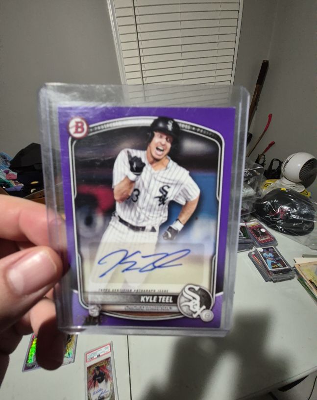 2025 Bowman Purple #BPA-KT Kyle Teel — front