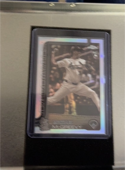 2025 Topps Chrome #29 Michael McGreevy — front