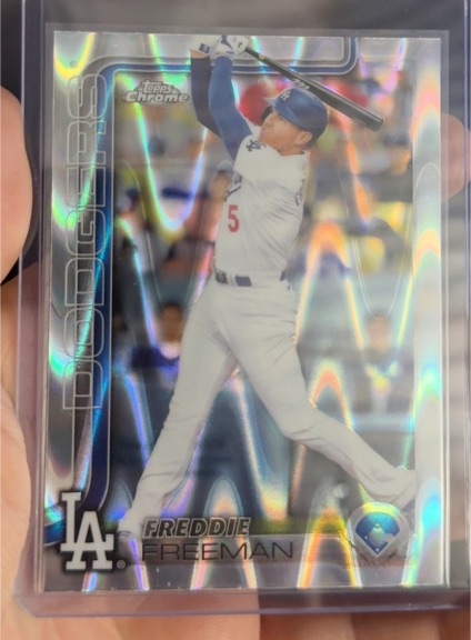 2025 Topps Chrome #23 Freddie Freeman — front