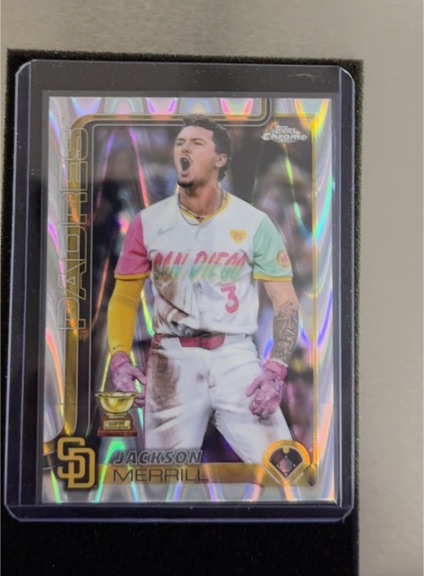 2025 Topps Chrome #61 Jackson Merrill — front