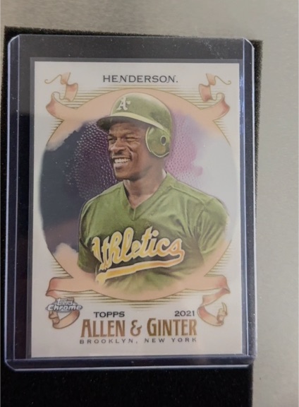 2021 Topps Allen & Ginter #30 Rickey Henderson — front