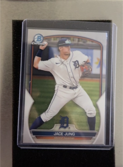2023 Bowman Chrome #BCP-53 Jace Jung — front