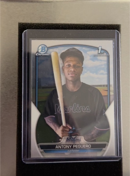 2023 Bowman Chrome Prospects #BCP-62 Antony Peguero — front