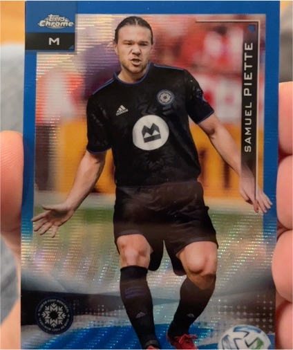 2021 Topps Chrome MLS #180 Samuel Piette — front