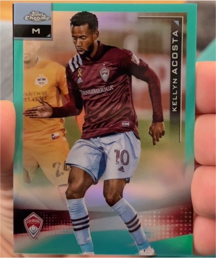 2021 Topps Chrome MLS #166 Kellyn Acosta — front