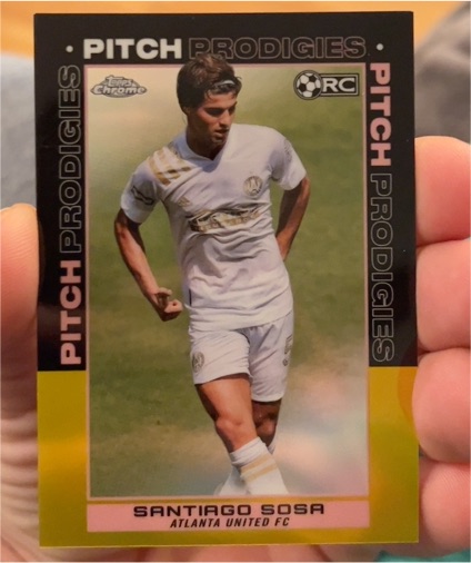 2021 Topps Chrome MLS #189 Santiago Sosa Pitch Prodigies — front