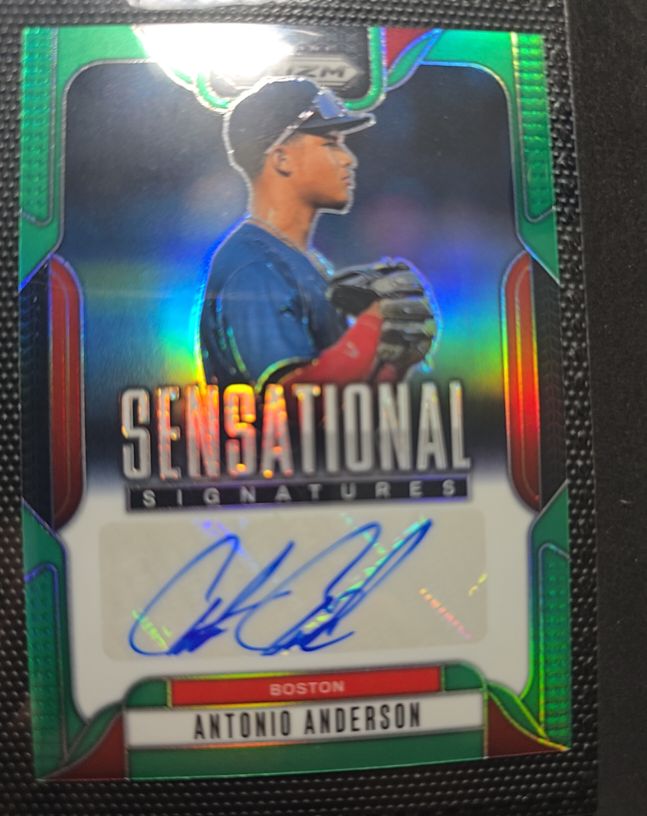 2025 Panini Prizm #SS-AA Antonio Anderson Sensational Signatures — front