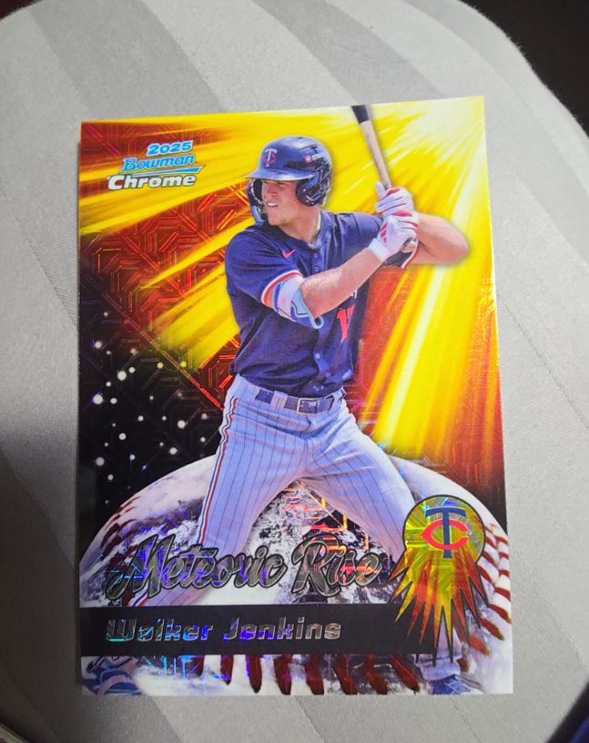 2025 Bowman Chrome #MR-6 Walker Jenkins Meteoric Rise — front