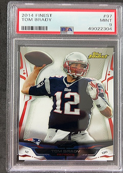2014 Topps Finest #97 Tom Brady — front