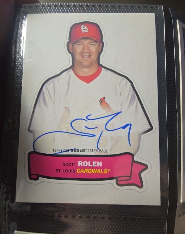 2024 Topps Archives 1968 Action All Stars Autograph #68AA-SR Scott Rolen — front