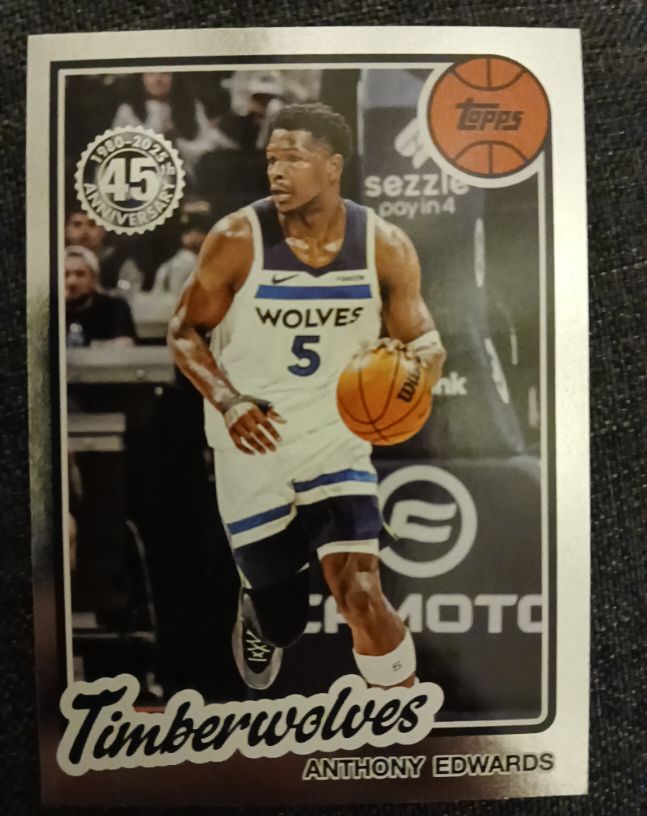 2025-26 Topps 1980-81 #80BK-90 Anthony Edwards — front
