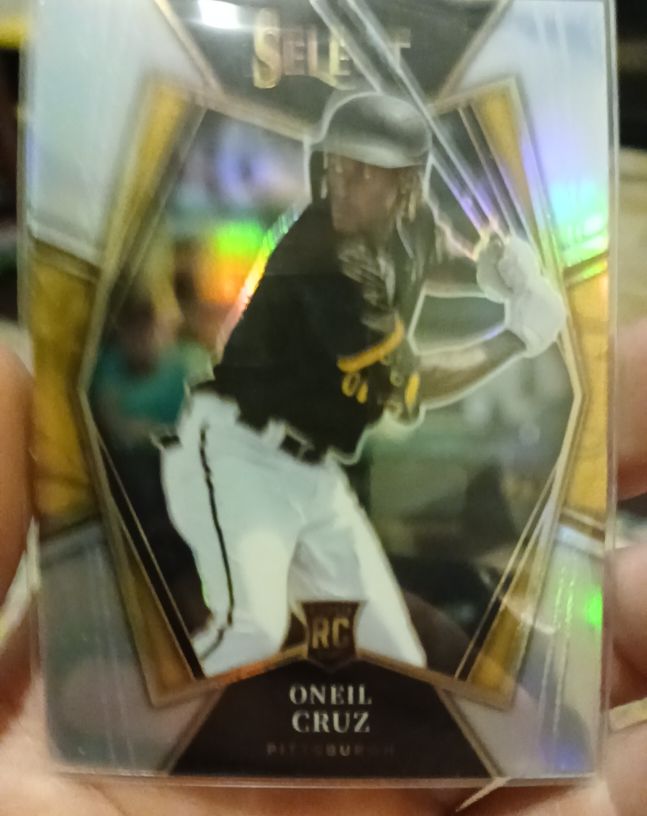 2022 Panini Select #101 Oneil Cruz Rookie Silver Prizm Premier Level — front