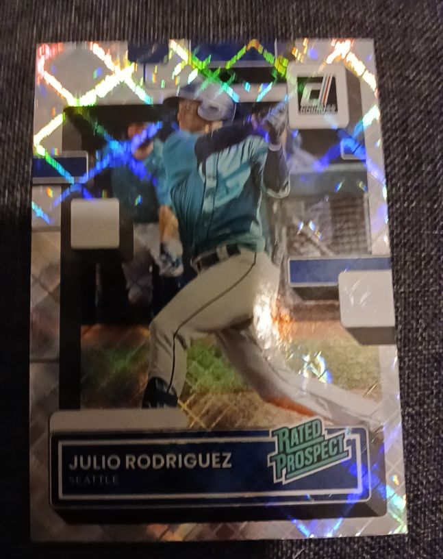 2022 Donruss Rated Prospects #RP-7 Julio Rodriguez — front