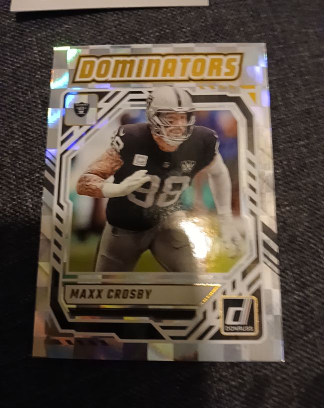 2025 Donruss Dominators #DOM-MCY Maxx Crosby — front