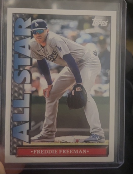 2023 Topps Throwback Thursday 1990 Topps All Star #96 Freddie Freeman — front