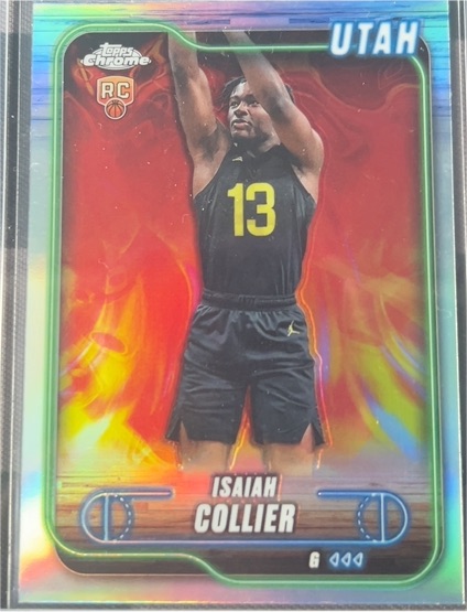 2024-25 Topps Chrome #112 Isaiah Collier — front