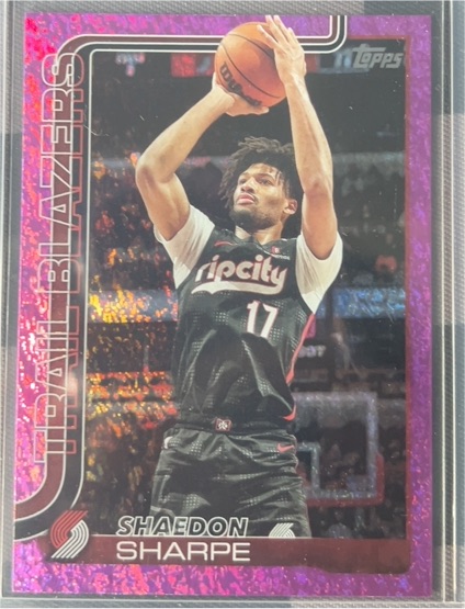 2025-26 Topps #127 Shaedon Sharpe — front