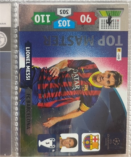 2013-14 Panini Top Master #303 Lionel Messi — front