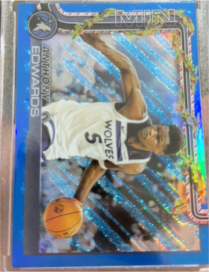 2025-26 Topps Holiday #H84 Anthony Edwards — front