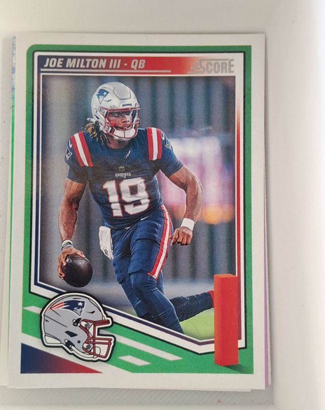 2025 Panini Score #28 Joe Milton III — front