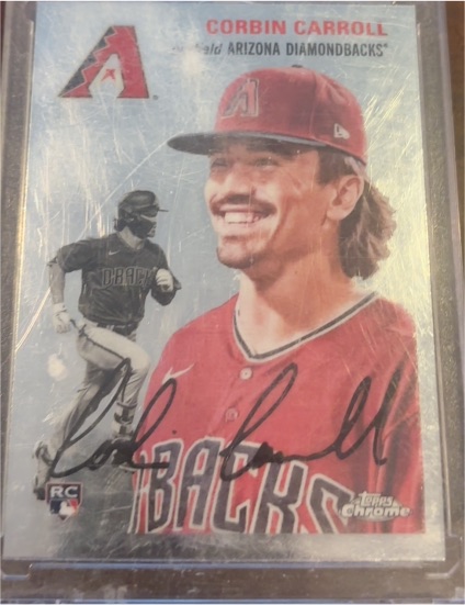 2023 Topps Chrome Platinum Anniversary #350 Corbin Carroll — front