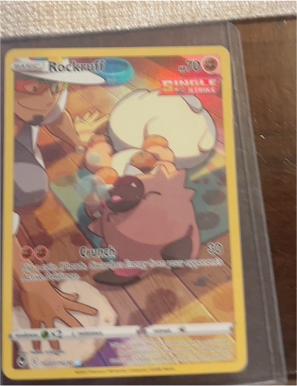2022 Pokémon Sword & Shield Silver Tempest #TG07 Rockruff — front