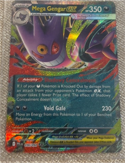 2025 Pokemon TCG #056 Mega Gengar EX — front