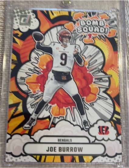 2025 Donruss #BS-JBW Joe Burrow Bomb Squad — front
