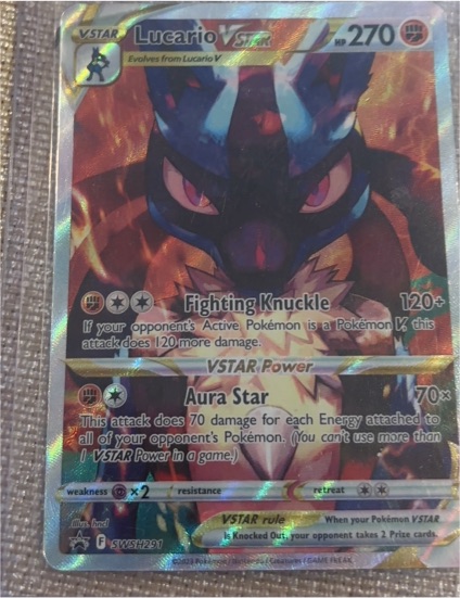 2023 Pokémon SWSH Sword & Shield Promo #SWSH291 Lucario VSTAR — front
