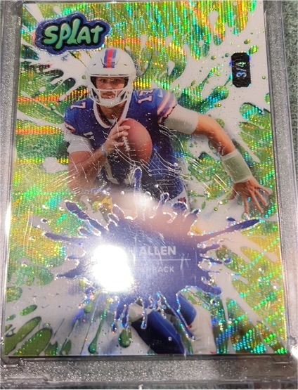 2025 Wild Card Splat #SPLAT Josh Allen — front