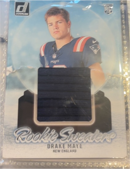 2024 Panini Donruss Rookie Holiday Sweaters #RHS-DMA Drake Maye — front
