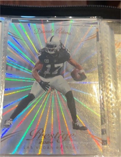 2024 Panini Prestige Xtra Points Sunburst Davante Adams — front