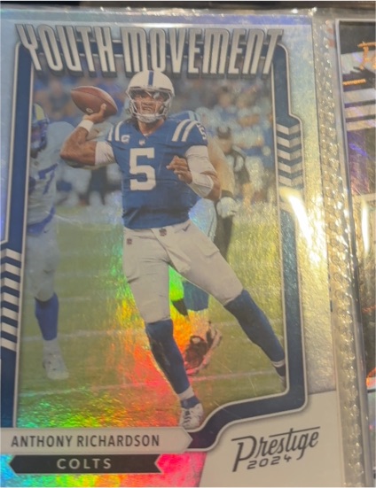 2024 Panini Prestige #YM-ARN Anthony Richardson Youth Movement — front