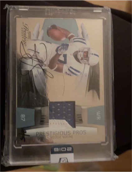 2009 Playoff Prestige Prestigious Pros #87 Reggie Wayne — front