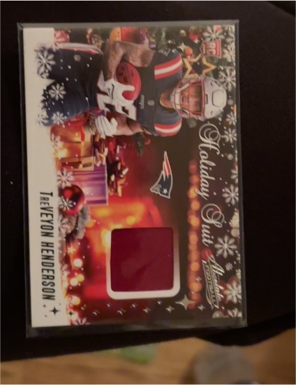 2025 Panini Absolute Holiday Suit #HS-EEA TreVeyon Henderson — front
