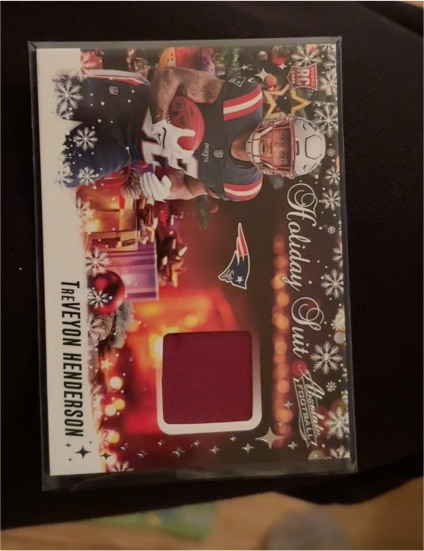 2025 Panini Absolute Holiday Suit #HS-THN TreVeyon Henderson — front
