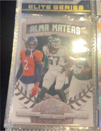 2024 Panini Prestige #13 Alma Maters Anthony Richardson, Kyle Pitts, C.J. Stroud — front