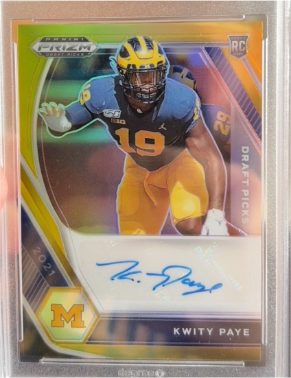2021 Panini Prizm Draft Picks #DPA-KWP Kwity Paye — front