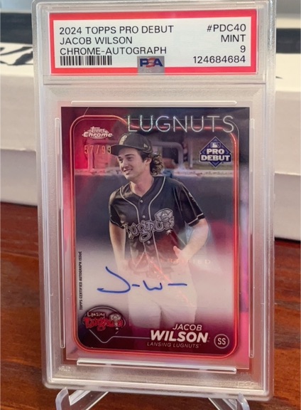 2024 Topps Pro Debut #PDC40 Jacob Wilson — front