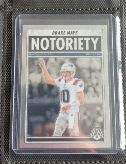 2025 Panini Mosaic #3 Drake Maye Notoriety — front