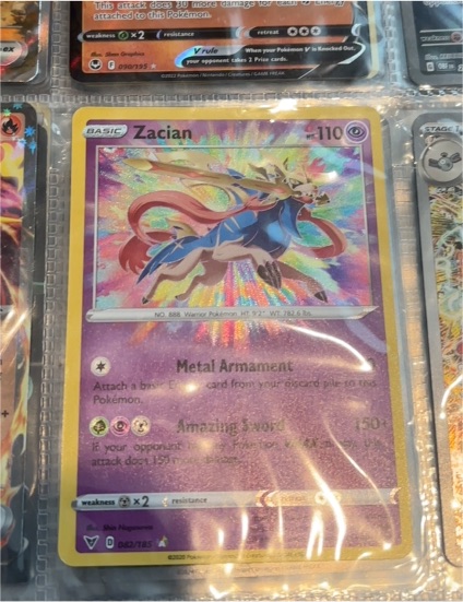2020 Pokémon Vivid Voltage #082 Zacian — front