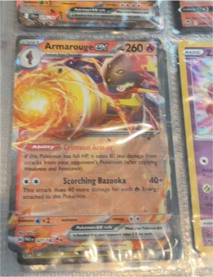 2023 Pokémon TCG SV04: Paradox Rift #027 Armarouge ex — front