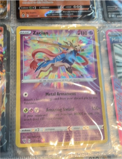 2020 Pokémon Vivid Voltage #082 Zacian — front