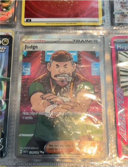 2024 Pokémon Scarlet & Violet Paldean Fates #228 Judge — front