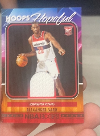 2024-25 Panini NBA Hoops #HHM-ASW Alexandre Sarr — front