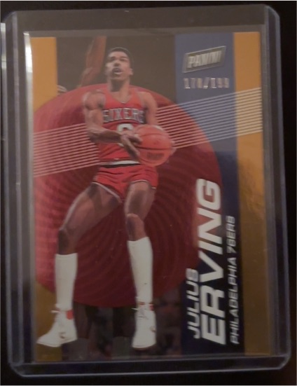 2023-24 Panini Player Of The Day #110 Julius Erving — front