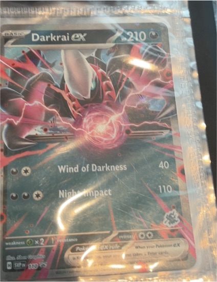 2024 Pokémon Scarlet & Violet Black Star Promo #110 Darkrai ex — front