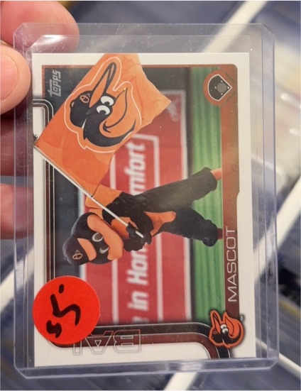 2025 Topps #M-3 Oriole Bird Mascots Baltimore Orioles — front